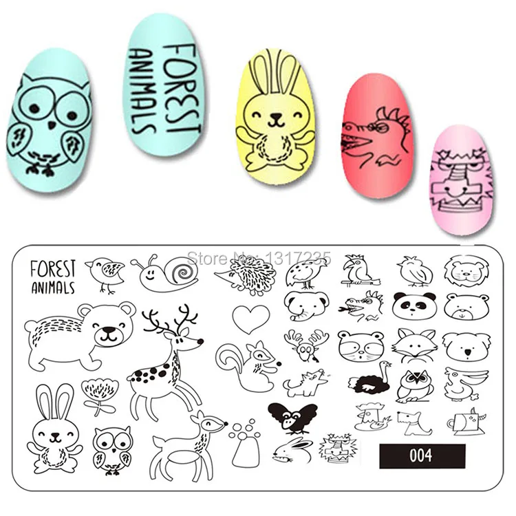 10 шт. новых Дизайнов! Finger Angel серии изображения пластина для стемпинга нейл арта