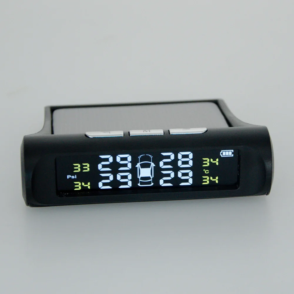TPMS Солнечная энергия умная автомобильная система контроля давления в шинах