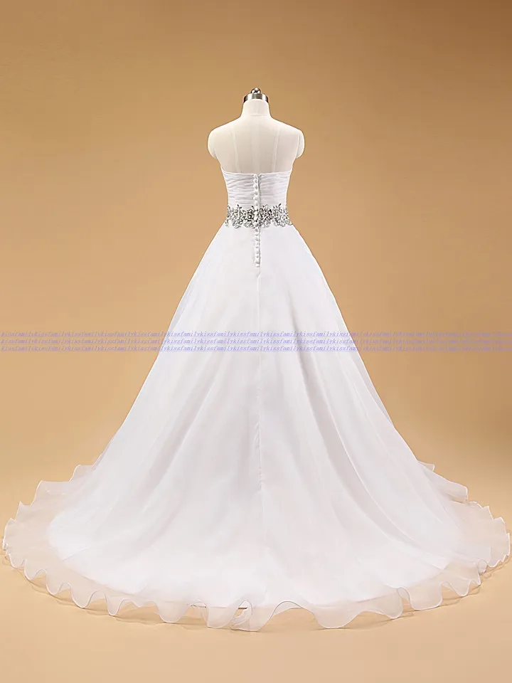 Vestido De noiva 2019 Новое поступление Свадебные платья с кружевной аппликацией длинные белые свадебные Милая Robe