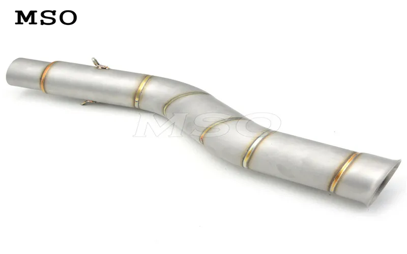 

Stainless Steel Motorcycle Accessories Motorcycle Middle Exhaust Pipe For YZF1000 YZF-R1 09-14