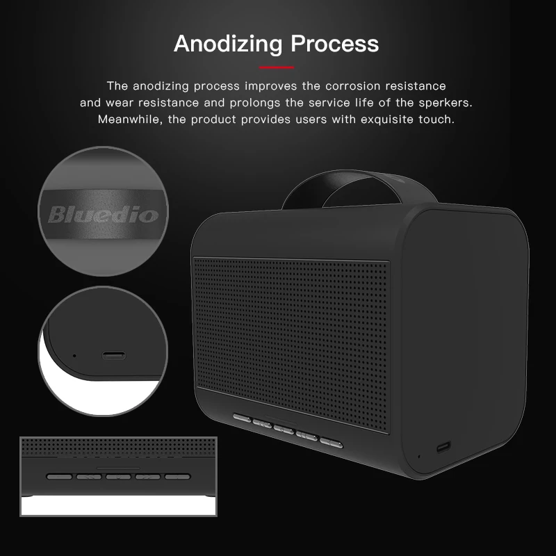 Bluedio T Share2.0 портативный беспроводной динамик Мини Bluetooth с микрофоном Голосовое