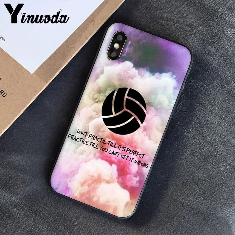 Yinuoda волейбольная окрашенная PhoneCase для iphone SE 2020 8 7 6 6S 6plus X XS MAX 5 5S XR Capa|Бамперы| |