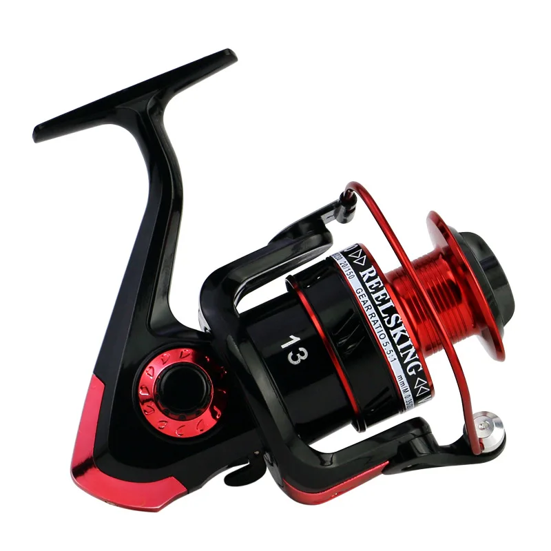 Reelsking Новинка VX2500 3000 4000 5000 7000 спиннинговая катушка 55: 1 Рыболовная 9 кг