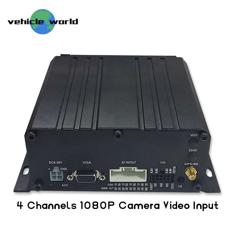 Автомобильное наблюдение 4CH 1080 P AHD CCTV H.264 gps MDVR Автомобильный регистратор