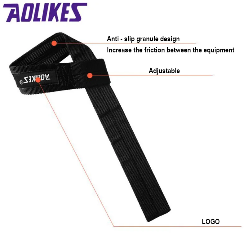 Подъемные ремни на запястье 2 шт. хлопковый браслет для тренажерного зала