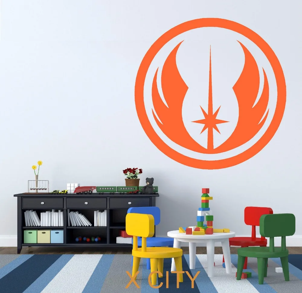 Джедай заказ символ Звездные войны настенные стикеры виниловые самоклеющиеся