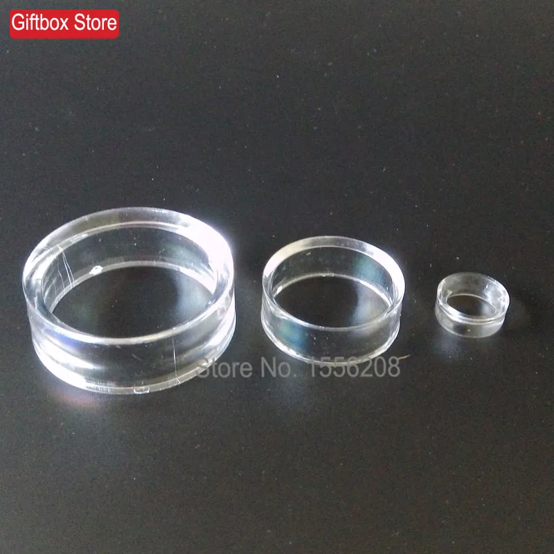 Набор из трех прозрачных акриловых подставок для сферы держатель хрустальных