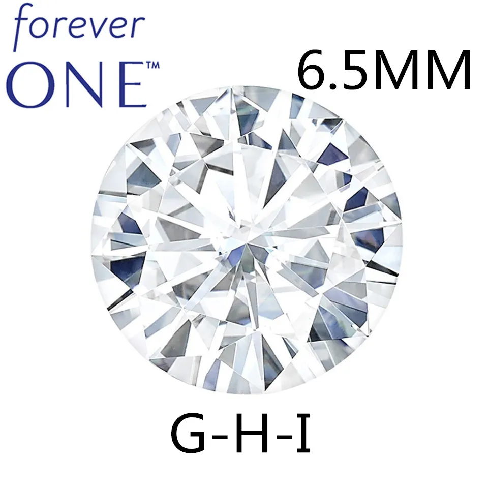 6 5 мм 0.88CT VVS GHI Forever One муассадный камень высокого качества Выращенный в