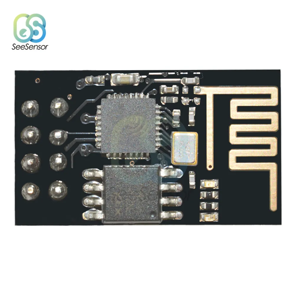 Беспроводная плата приемопередатчика ESP8266 ESP01 с последовательным Wifi модулем 3 в 6