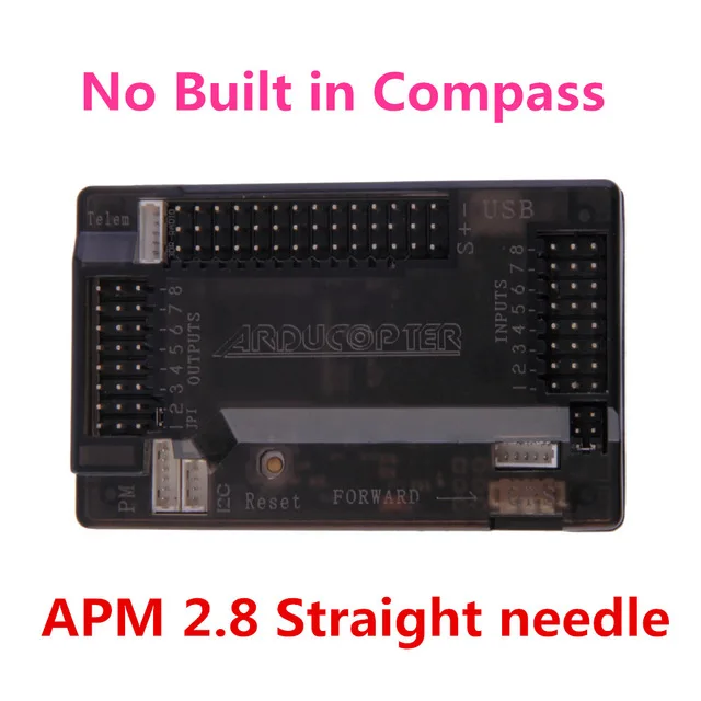 1 шт. APM2.8 APM 2,8 Мультикоптер Контроллер полета 2,5 2,6 Модернизированный встроенный компас прямой контакт с чехлом для RC квадрокоптера - Цвет: Compass Straight