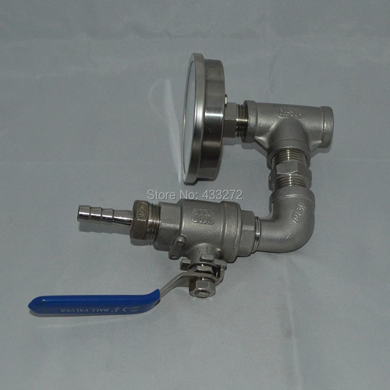 Термометр и регулирующий клапан для домашнего пивоварения | Дом сад