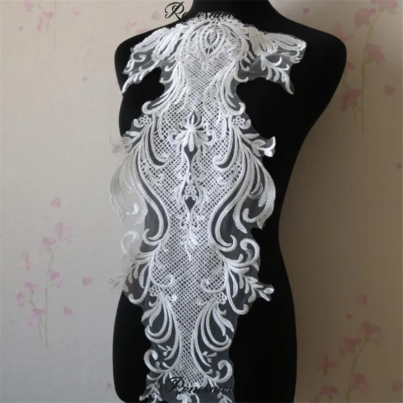 2 шт. Прозрачная кружевная ткань с вышивкой и блестками | Дом сад