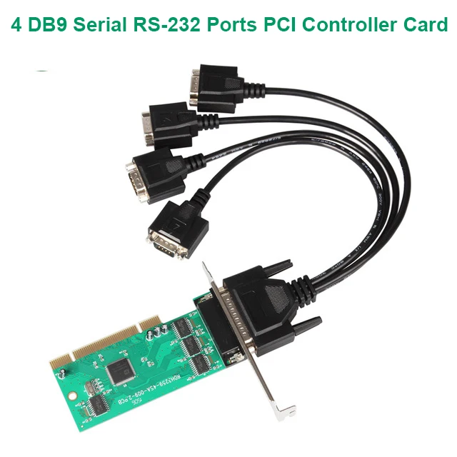 Чипсет IOC845 с 4 стандартными (стандартными) портами PCI Карта контроллера кабелем