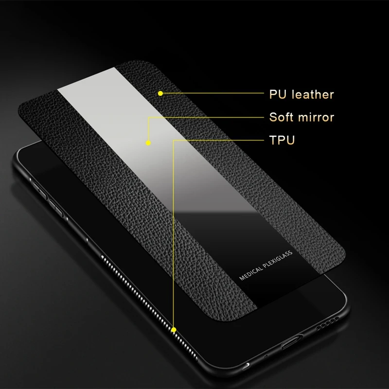 Кожаный чехол для Oneplus 6T 6 Funda силиконовый ударопрочный Роскошный телефона One Plus 6t