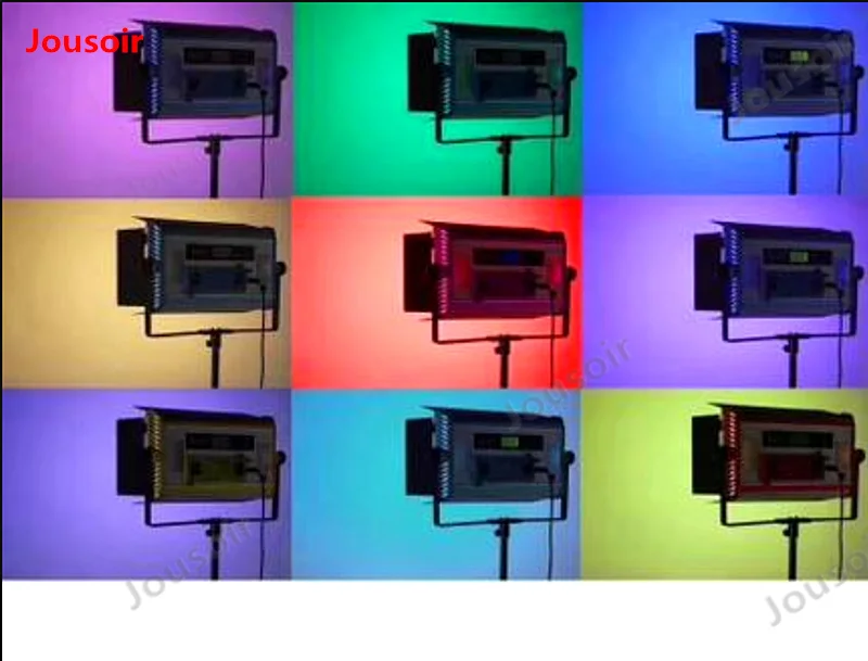Фотографический цветная (RGB) светодиодная плоская лампа панель 96W мягкий