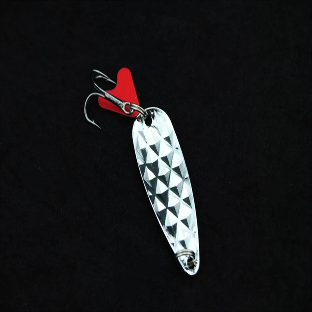 Высокое качество 10 шт Золотая рыболовная ложка приманка блесток блестка