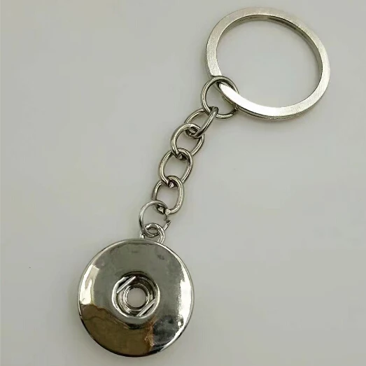 18 мм защелкивающаяся кнопка для ключей модные ювелирные изделия брелок с