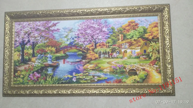 QIANZEHUI, алмазная вышивка «сделай сам», Круглые бриллианты, мозаика Dream Home 2, полные стразы 5D, алмазная вышивка крестиком, рукоделие