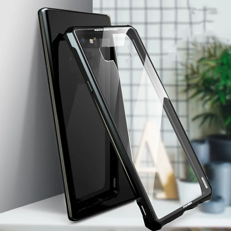 High-end ultra-thin metal frame Tempered glass mirror shell For Samsung galaxy S9 PLUS case cover |