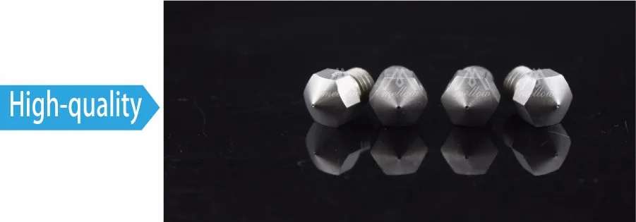 4 шт./лот 3D принтер Makerbot M7 нить MK10 Экструдер Насадка из нержавеющей стали 0,2/0,3/0,4/0,5 мм для 1,75 мм FlashForge Creator Pro