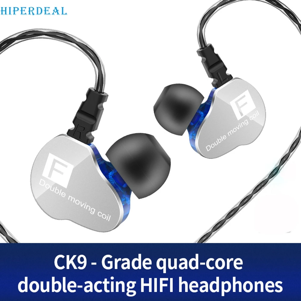 HIPERDEAL QKZ CK9 наушники для телефона спортивные с микрофоном бега стерео бас
