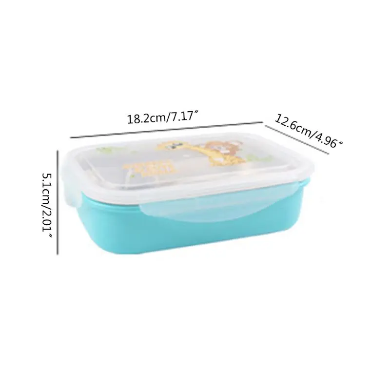 Детский Ланч-бокс из нержавеющей стали для пикника офиса школы контейнер еды