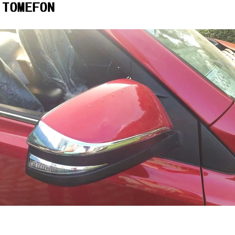 TOMEFON ABS хром для Toyota Highlander Kluger XU50 2014 2015 Боковая дверь зеркало заднего вида крышка