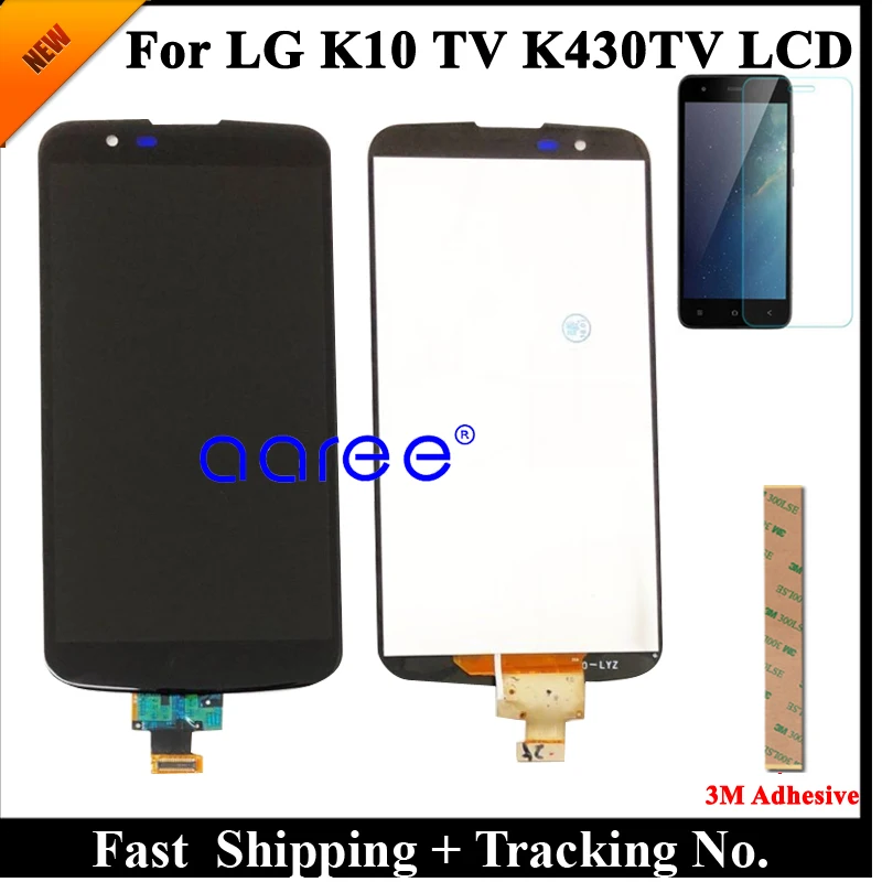 100% протестированный ЖК-дисплей для LG K430TV LCD K430 TV LCD для LG k410TV K430TV дисплей ЖК-экран сенсорный дигитайзер сборка