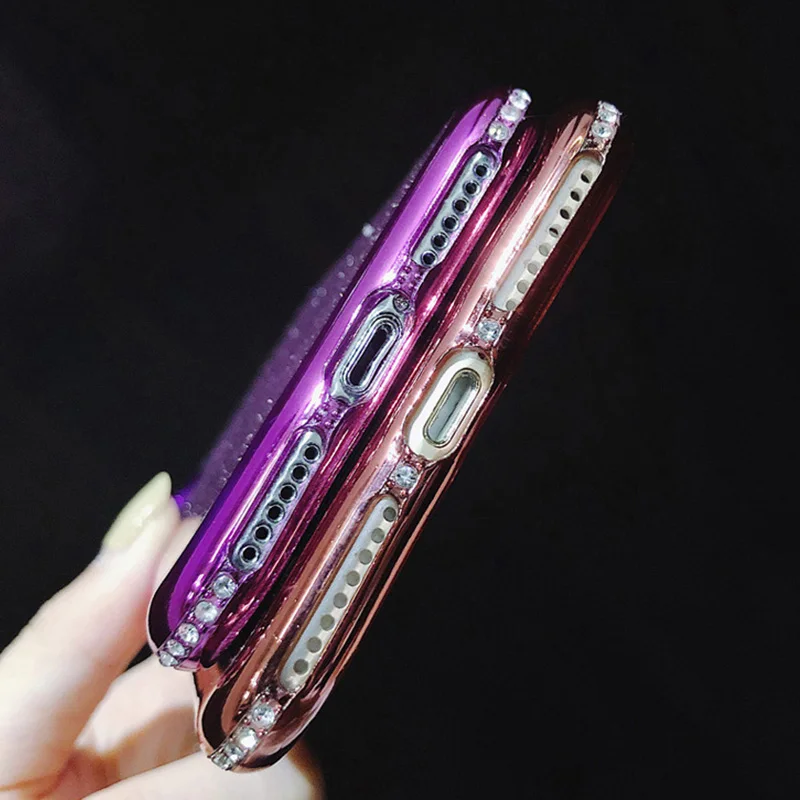 Роскошный чехол для телефона с покрытием Huawei P20 Mate 10 Lite Pro Honor 9 Nova Алмазный P20Lite