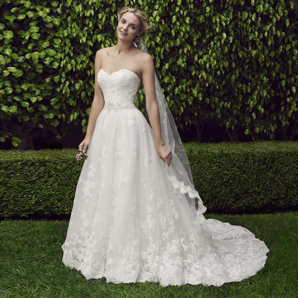 Популярные продавец 2016 органзы аппликации свадебное vestidos с бисером и кристаллы