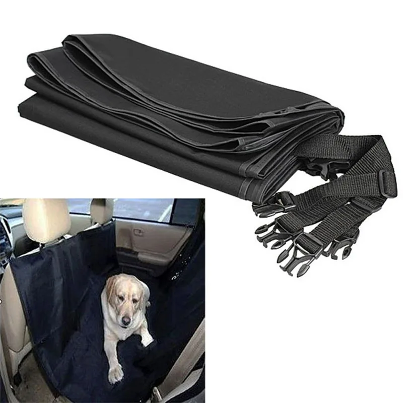 

New Design! Black145x135CM Waterproof Oxford Auto Car Trunk Mat / Back Seat Cover For Pet Dogs
