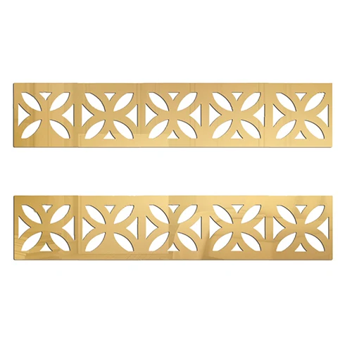 Gold Квадратная линия талии Baseboard зеркальный фон настенные наклейки ТВ настенные стикеры трехмерные декоративные аксессуары для дома - Цвет: Gold