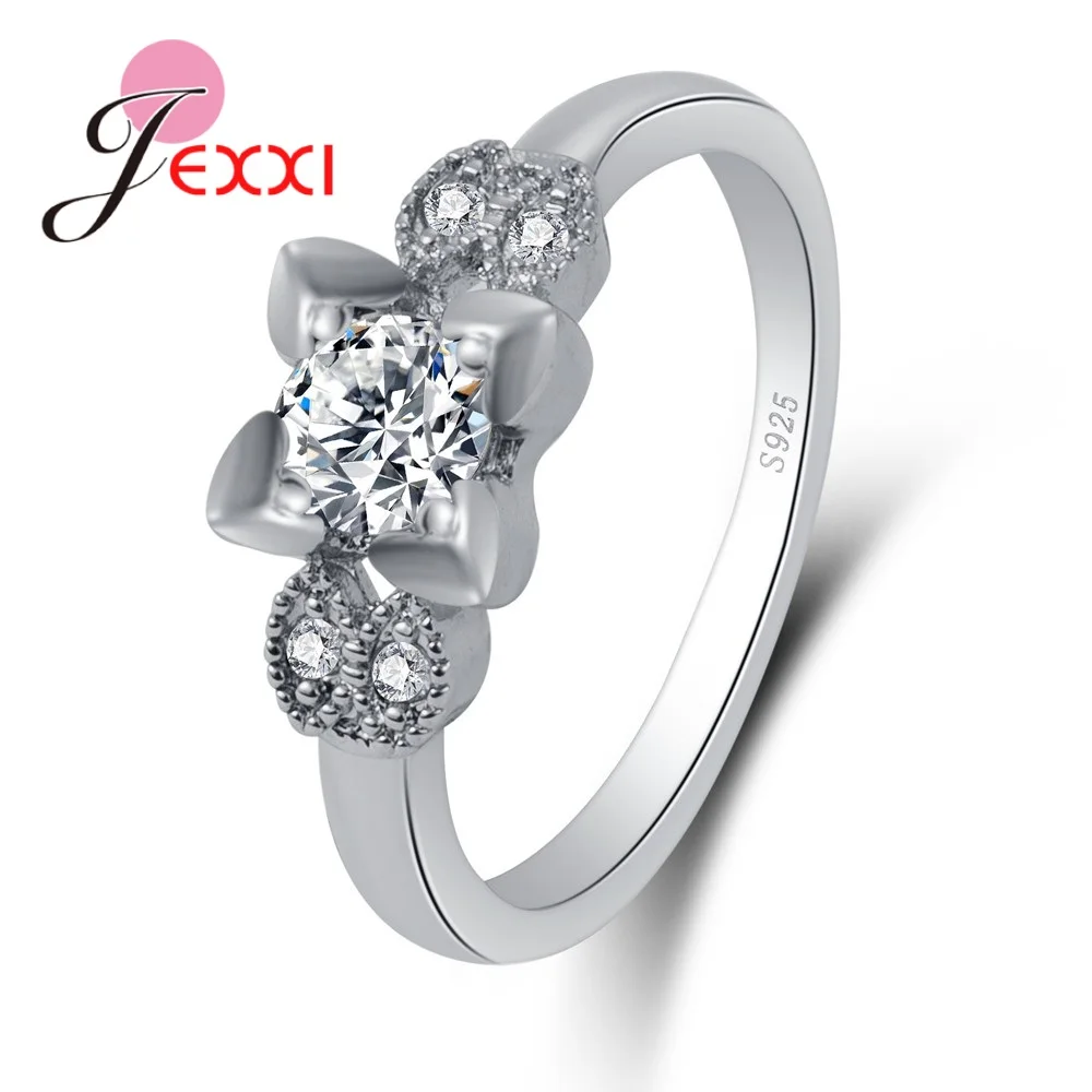 

Новые Романтические кольца Love Infinity из стерлингового серебра 925 пробы с блестящими кристаллами CZ для женщин, свадебные вечерние кольца, лучшие подарки
