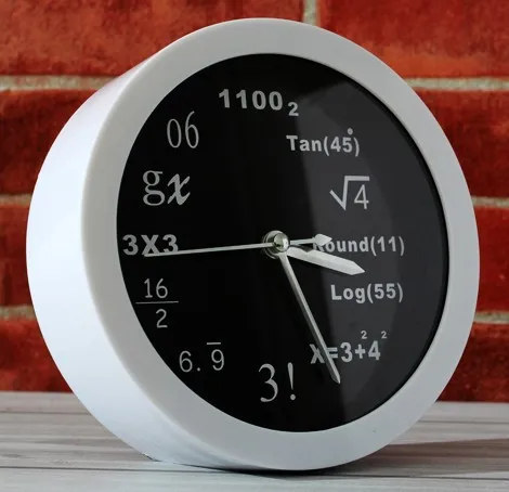 Круглая форма модный креативный милый Настольный бесшумный Будильник для детей