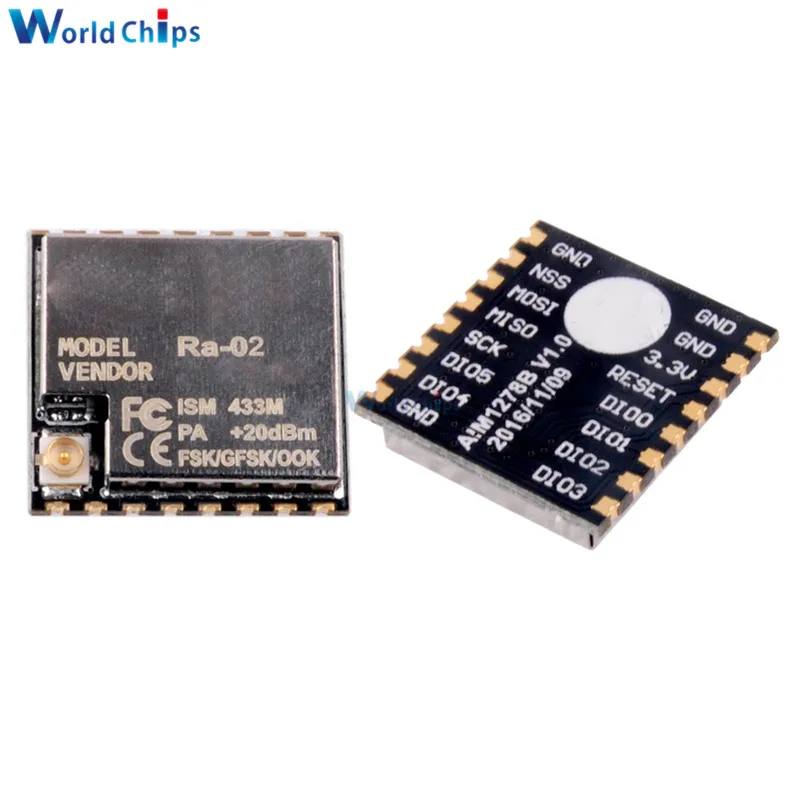 Type 2 SX1278 433 МГц Ra-02 LoRa модуль 10 км беспроводной распределенный спектр передачи электронный DIY комплект для умного дома измеритель чтения - Цвет: Type 2