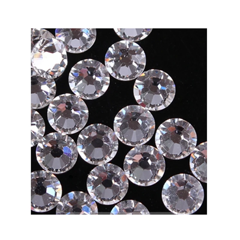 Прозрачные стразы с плоской задней стороной DMC ss20 горячей фиксацией блестящие