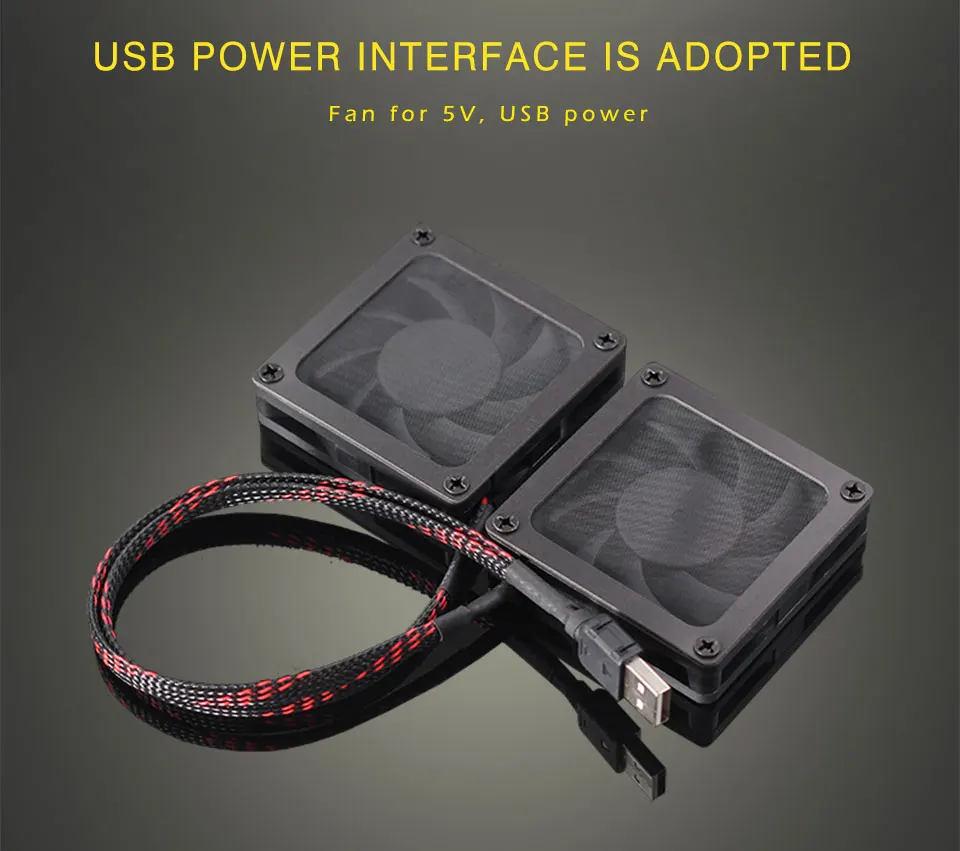 Asus Ac68u EX6200 AC15 AC68U 70 мм вентилятор охлаждения Радиатор USB/мощность бесшумное охлаждение регулятор температуры и скорости