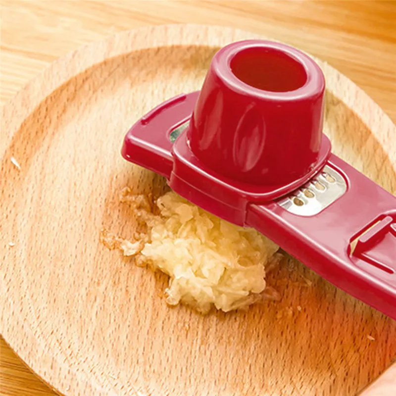 Multifunctional Ginger Garlic Press Grinding Grater Planer Slicer Mini Kitchen Cooking Gadgets Utensils Accessories