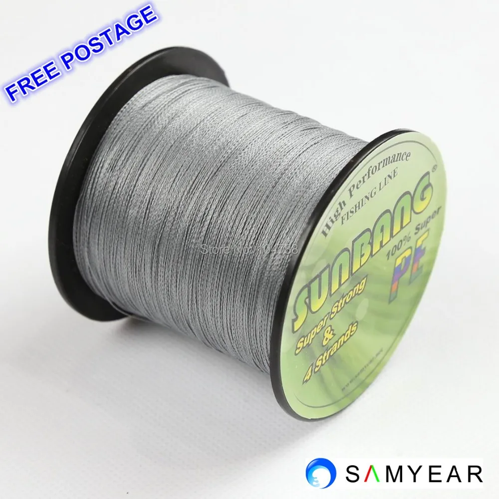 Бесплатная доставка 3 нити 8 фунтов 100 м сверхпрочная плетеная рыболовная леска