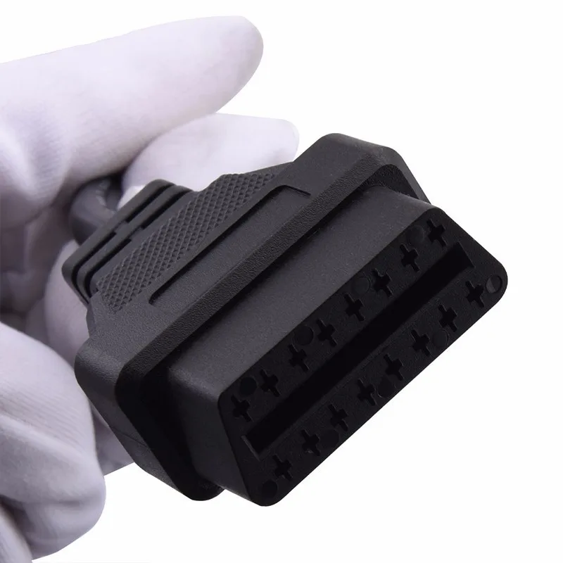 NS Modify 17 Pin к 16 OBD2 кабель диагностический Соединительный адаптер OBDII Женский Разъем