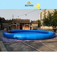 summer hot sale 0 6 mmpvc material diameter 12m high 1m large outdoor inflatable swimming pool childrens swimming pool