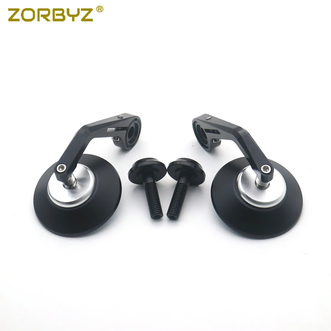 ZORBYZ CNC круглый Руль торцевое боковое зеркало 12 мм болт для BMW R nineT скремблер