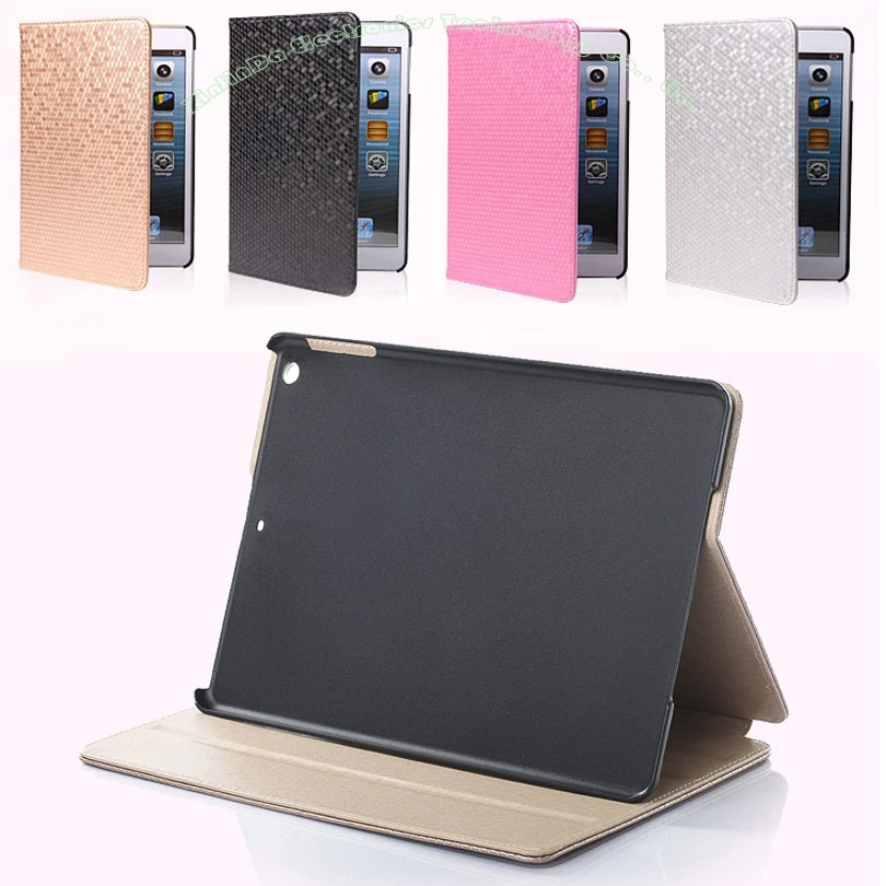 Мода Diamond Стиль из искусственной кожи Smart Case для IPad 9 7 2018 2017 Air/Air2 Смарт откидная