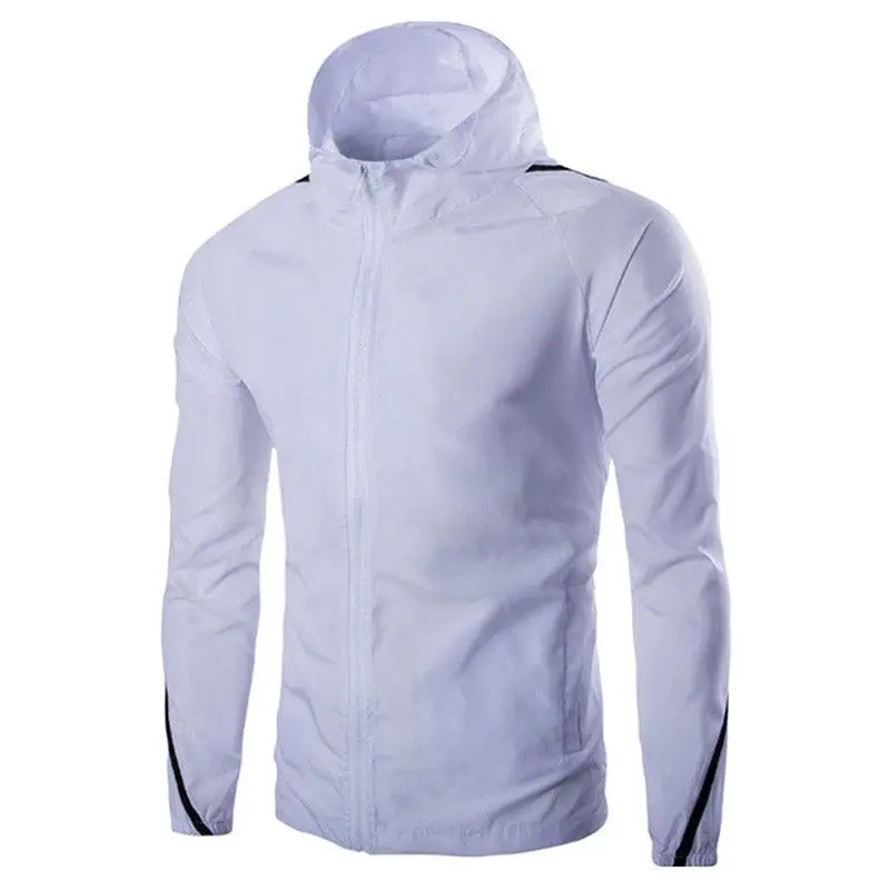 Мужская байкерская куртка с капюшоном None Солнцезащитная повседневная