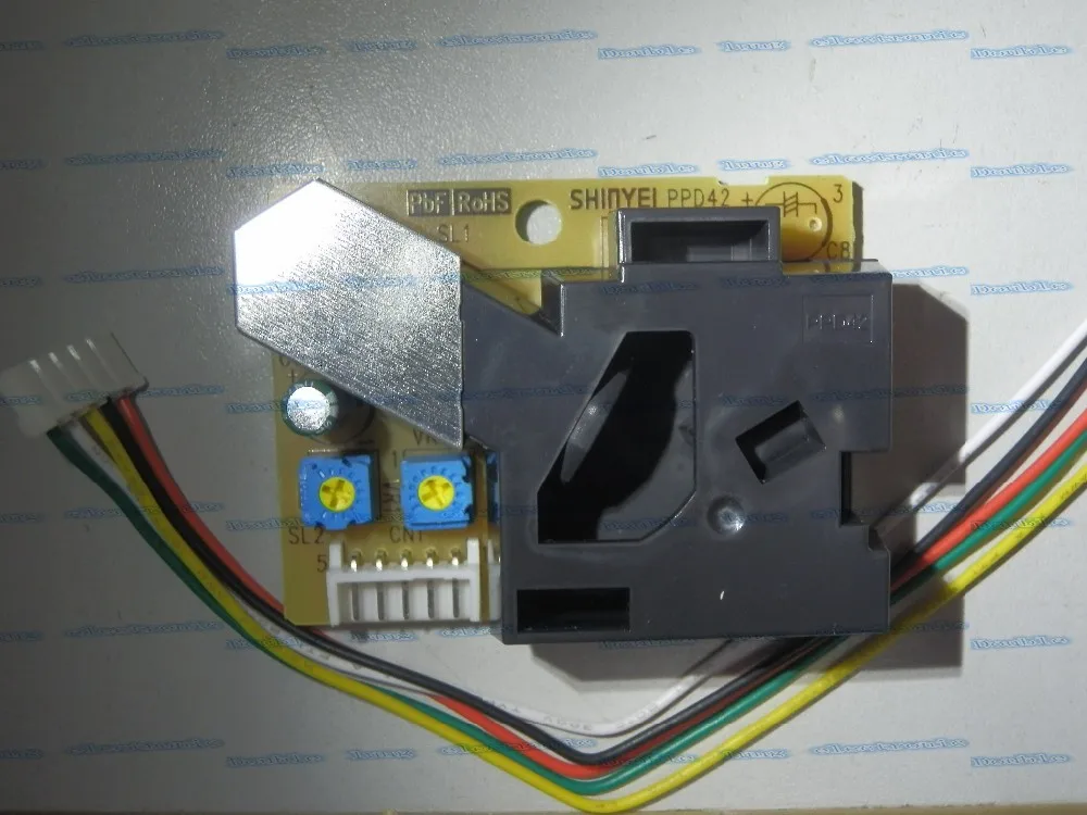 

50PCS/LOT Dust sensor PPD42NS PPD4NS PPD42NJ dust sensor with cable