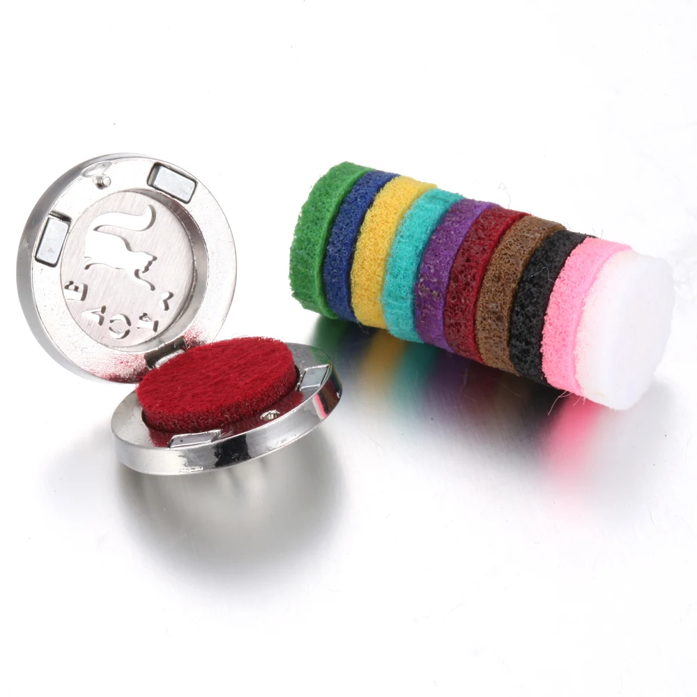 Новинка кнопки для ароматерапии ювелирные изделия 18 мм магнитный медальон духов