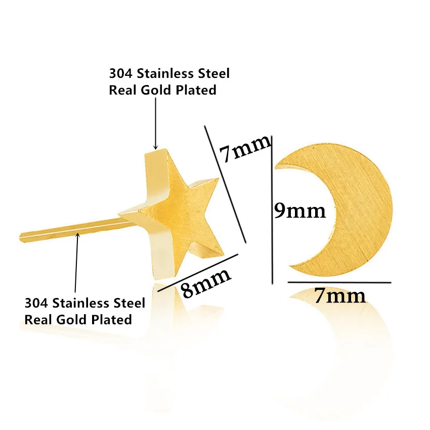 Великолепная сказка оптовых Серебро Прекрасный полумесяц и звезда