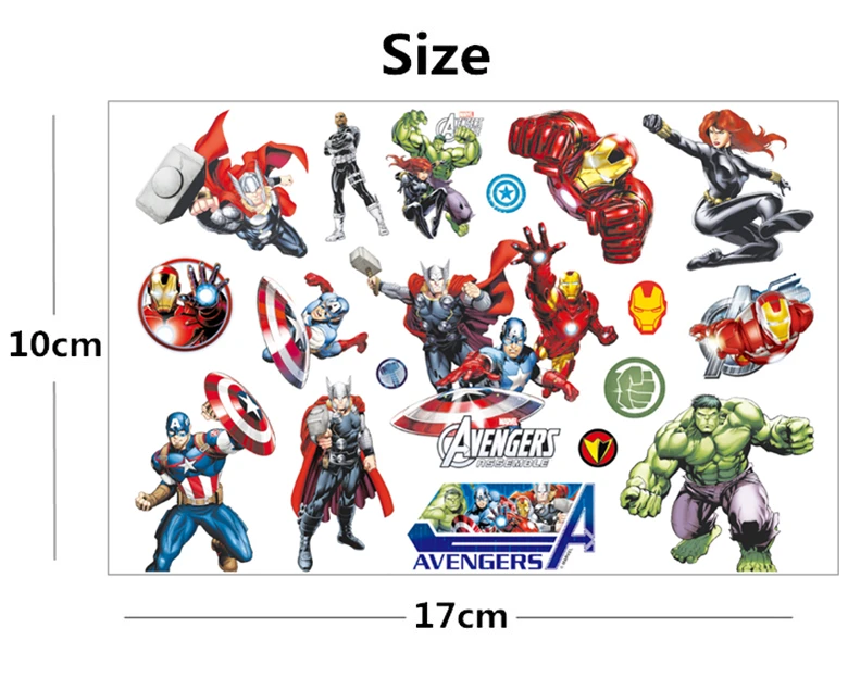 SHNAPIGN милый Халк детские Мультяшные Временные татуировки стикеры модные летние