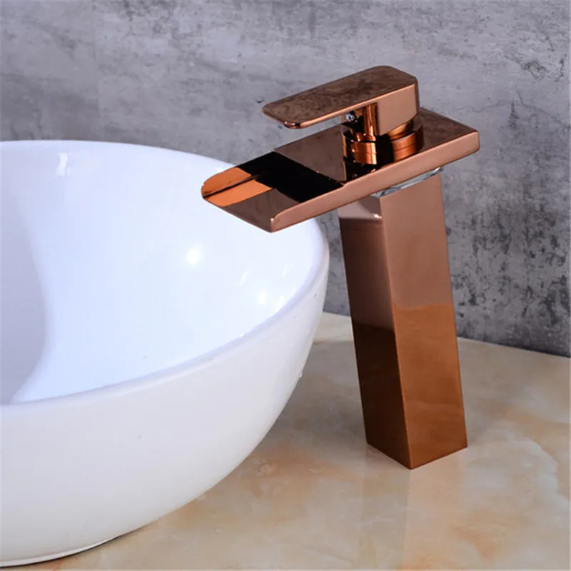 Смесители для ванной комнаты со светодиодной подсветкой латунные краны раковины