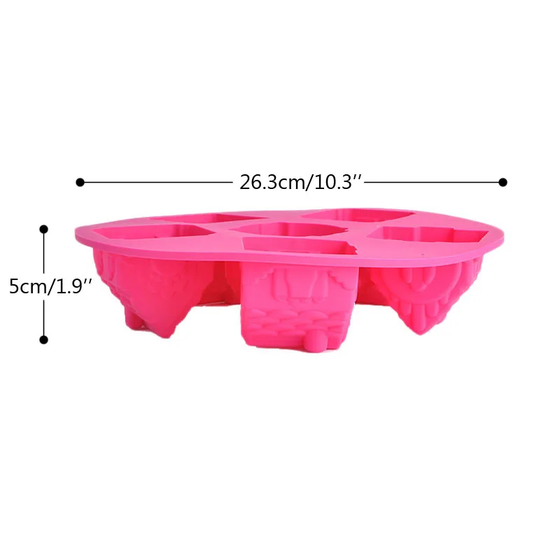 Силиконовая форма для выпечки 6 цветов|Формы тортов| |